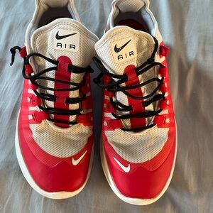 Nike Air Max Axis red white black youth 7